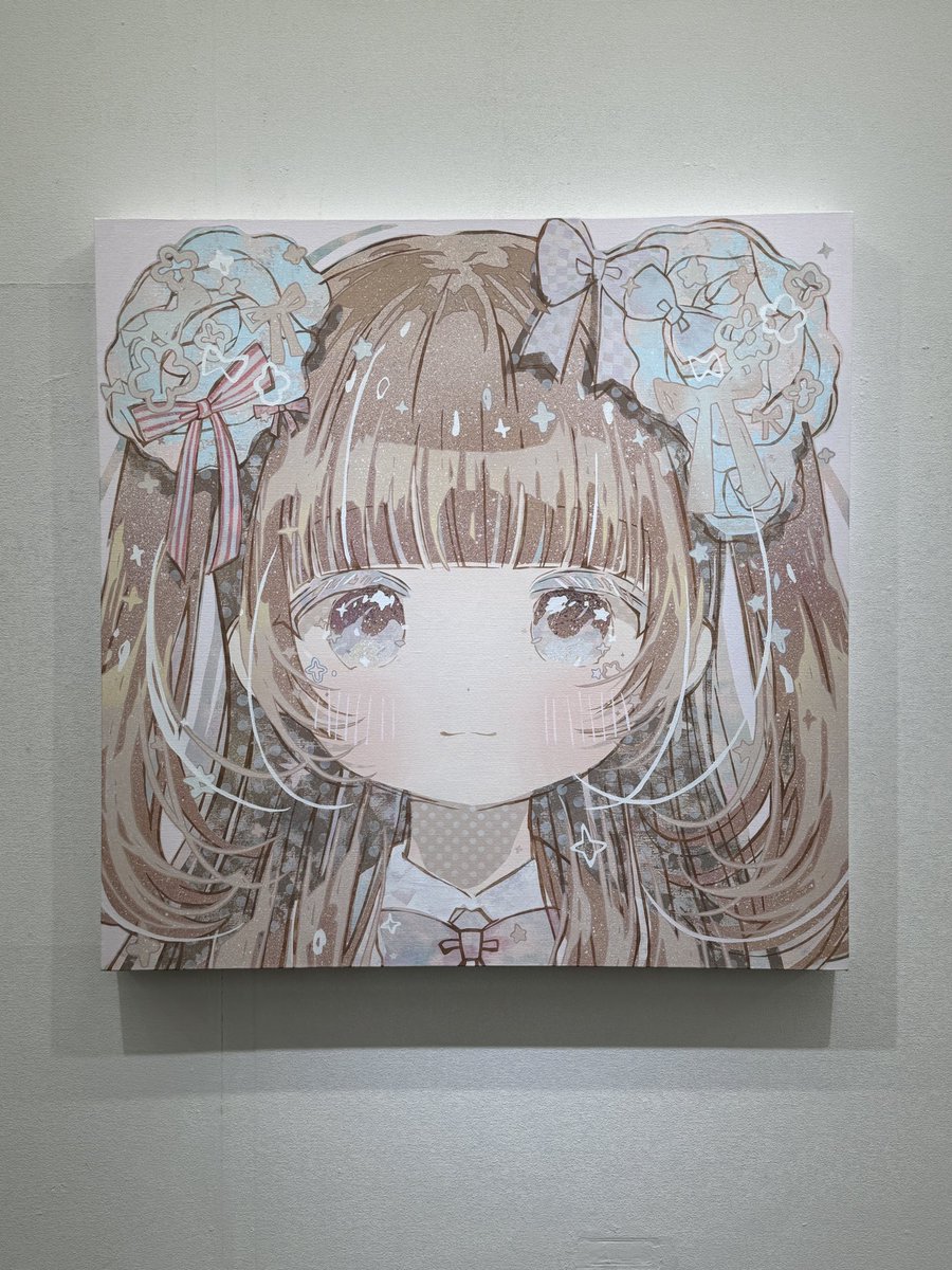帝国ホテルの愛でるギャラリー祝で野澤梓個展「あいまい」。なんとか滑り込みで観に来れました。相変わらず可愛いが過ぎて最高。