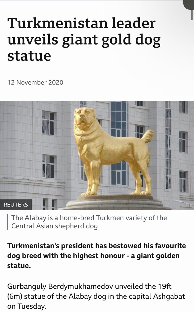 @ShamiSoori Türkmenistan is awful, it’s one of the hardest countries to get into in the entire world as well. Their leader is another shaytan that hates Islam and focuses on building golden statues of his dog instead of helping his people.