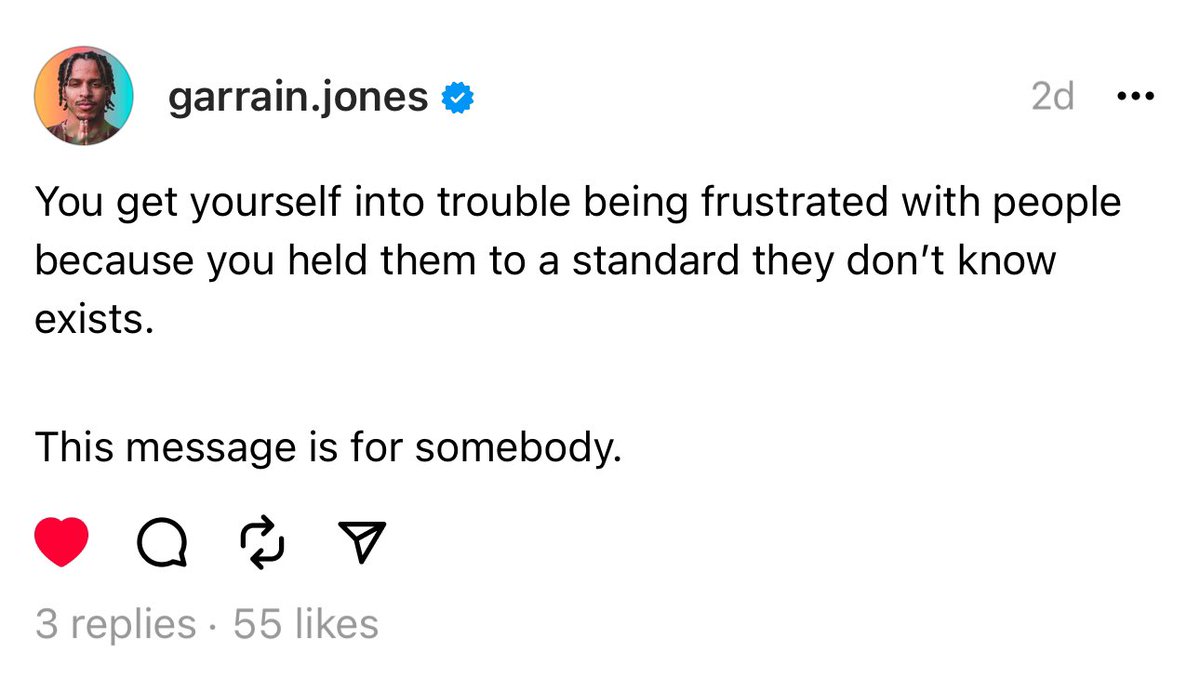 Well said, friend! <a href="/Garrainjones/">Garrain Jones</a> 👏🏾