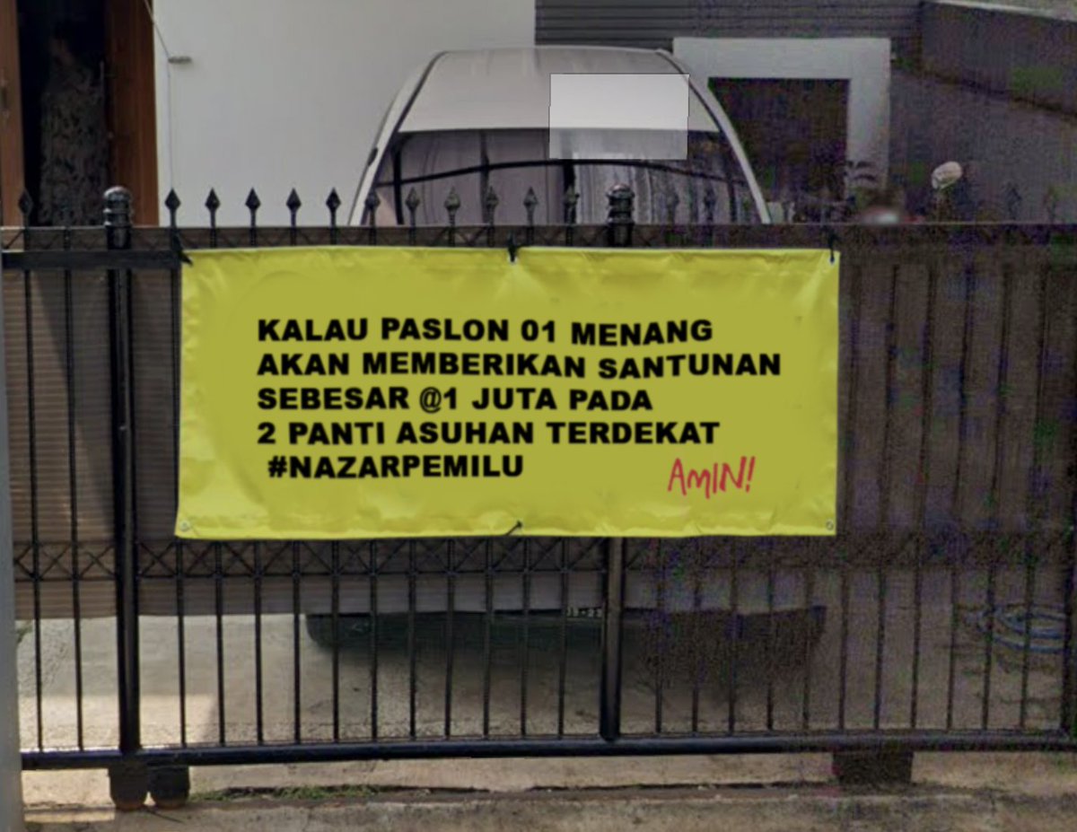 <a href="/BosPurwa/">King Purwa</a> Bisa-bisa jadi gerakan offline gak sih? 
Seperti ini misalnya. #nazarpemilu