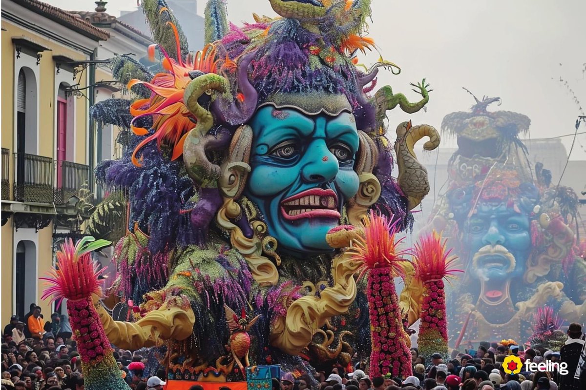 bienpensado's tweet photo. Carrozas que nunca se vieron en el desfile  de hoy porque las creamos con #InteligenciaArtificial.  #CarnavalesDeNegrosyBlancos #Pasto https://t.co/p6QtzlhwCB