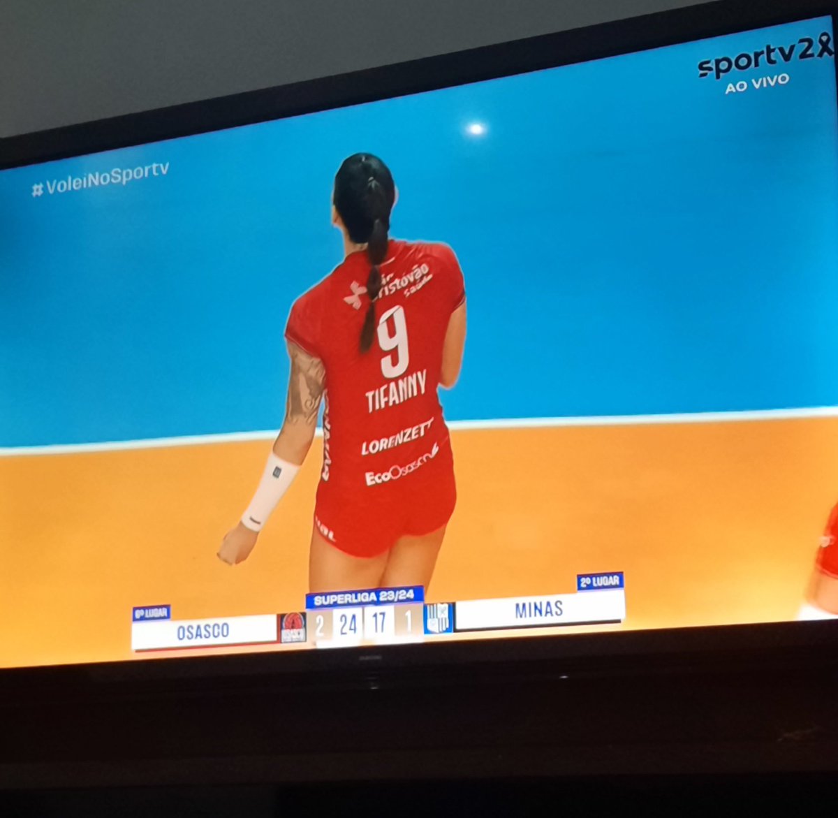 Lena_sz_'s tweet photo. E o nome do jogo foi "Tifanny" 
#VoleiNoSportv https://t.co/vAylzW6JMg
