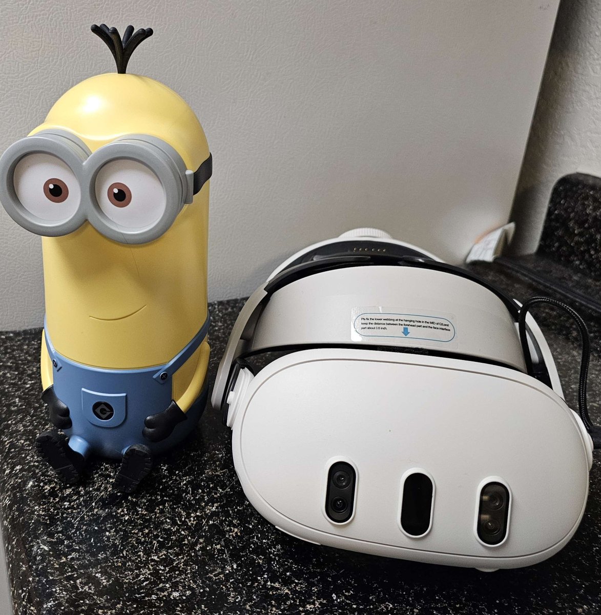 SadlyItsBradley's tweet photo. you haven't lived until you wireless pcvr with your brand new Minions WiFi 6E router https://t.co/JU4ohsnnDN