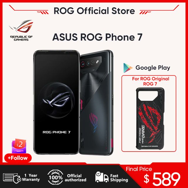 cleanse29's tweet photo. ASUS ROG Phone 7 here
ASUS ROG Phone7/7 Ultimate Gaming Phone Snapdragon 8 Gen 2 165Hz AMOLED Support Google Play ROG 7 Pro
Original price: USD 934.78
Now price: USD 663.69
Click&amp;Buy: https://t.co/AoTv1OUdeh

#ASUSROGPhone7, #RogPhone7 https://t.co/44fRWNdsE7