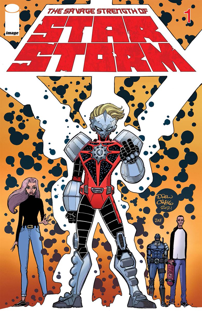 Not nearly enough people are talking about how weird and awesome the Savage Strength of Starstorm is. Six great issues with a fun throwback vibe by Drew Craig.