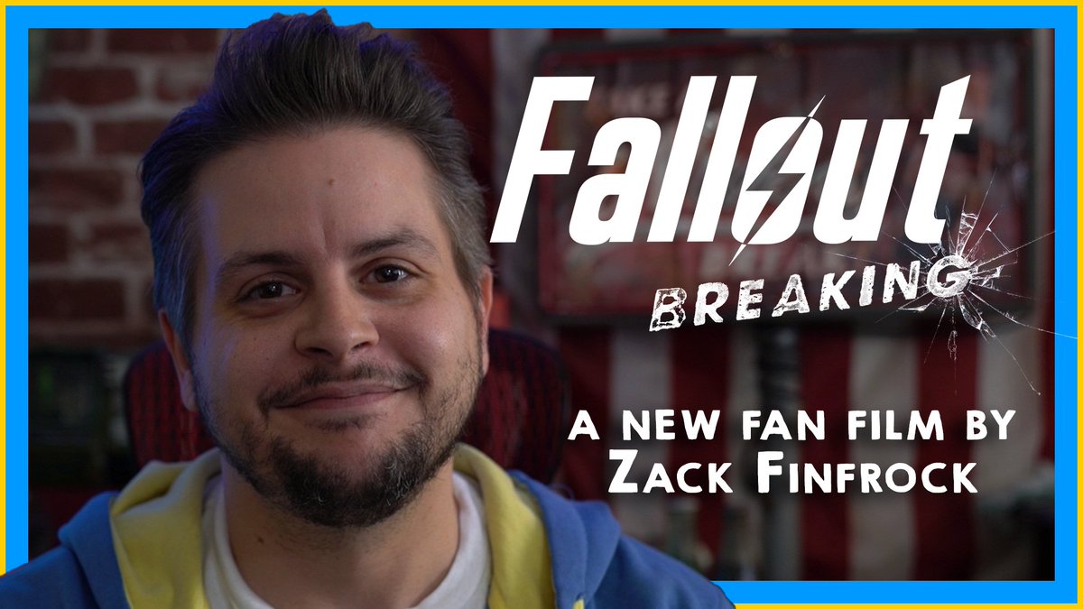 ZackFinfrock's tweet image. And we're LIVE: gofund.me/9d71f394

Want to help me with my next #Fallout fan film? Now's your chance! Take a peek at my pitch video and the perks available: youtube.com/watch?v=HyuSpT…