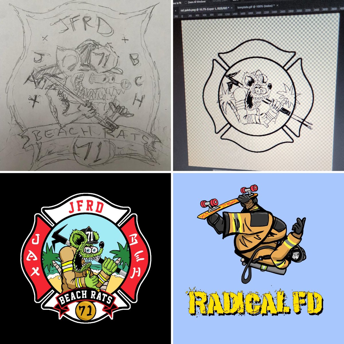 RadicalFD's tweet image. I am always happy to take custom jobs! If you have an idea or a sketch that you would like to see fleshed out and brought to life, hit me up! radicalfdstickers@gmail.com