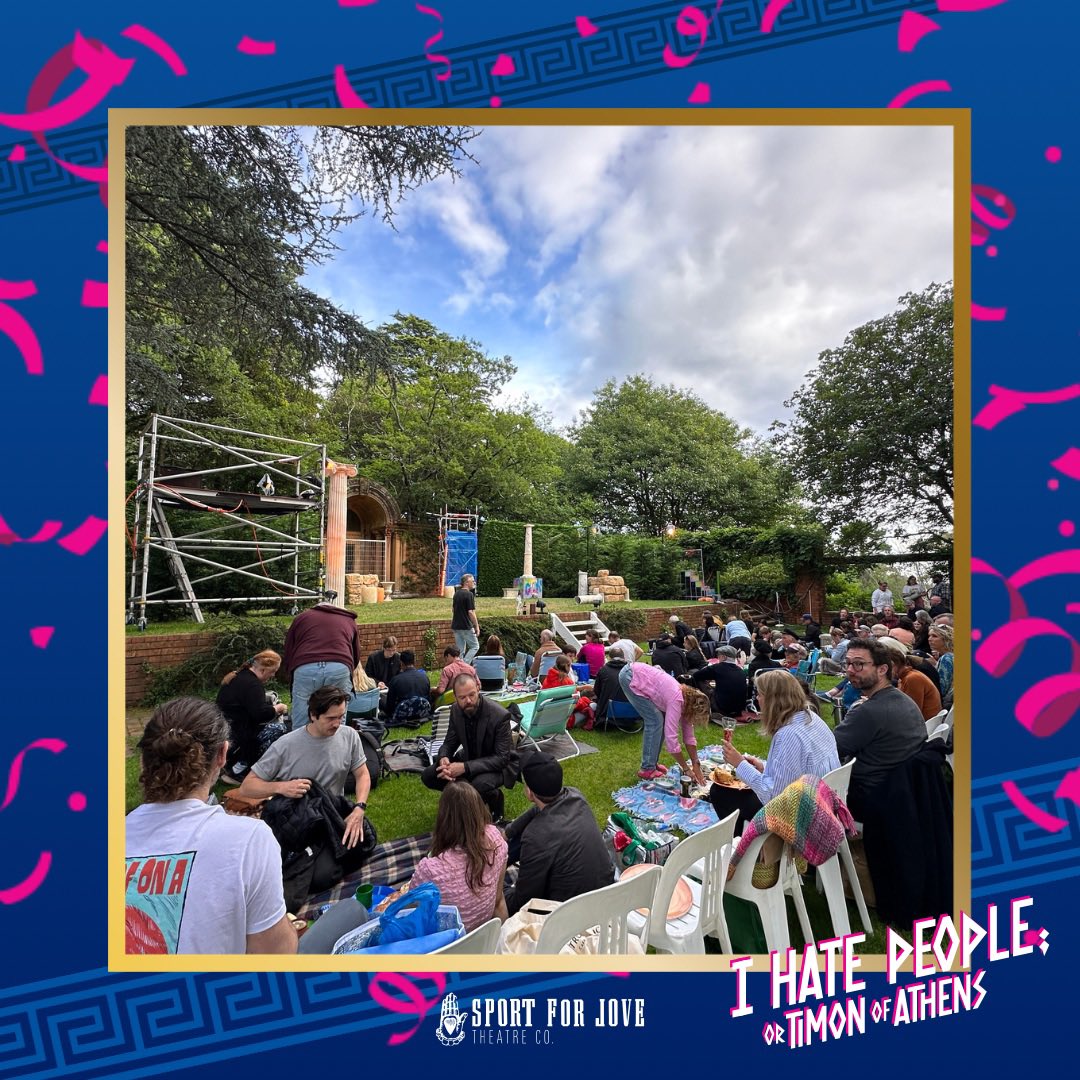 SportforJove's tweet photo. Last night’s Preview was a huge success! The party is finally here! Are you?

🧿

SFJ’s Summer Season XV presents…

I HATE PEOPLE; OR TIMON OF ATHENS

Everglades Gardens, Leura | Jan 6 - 21

🎟️ https://t.co/9YH7vwc13B

🎉 Celebrating our 15th Annual Leura Shakespeare Festival! https://t.co/VYMCY9hKwG