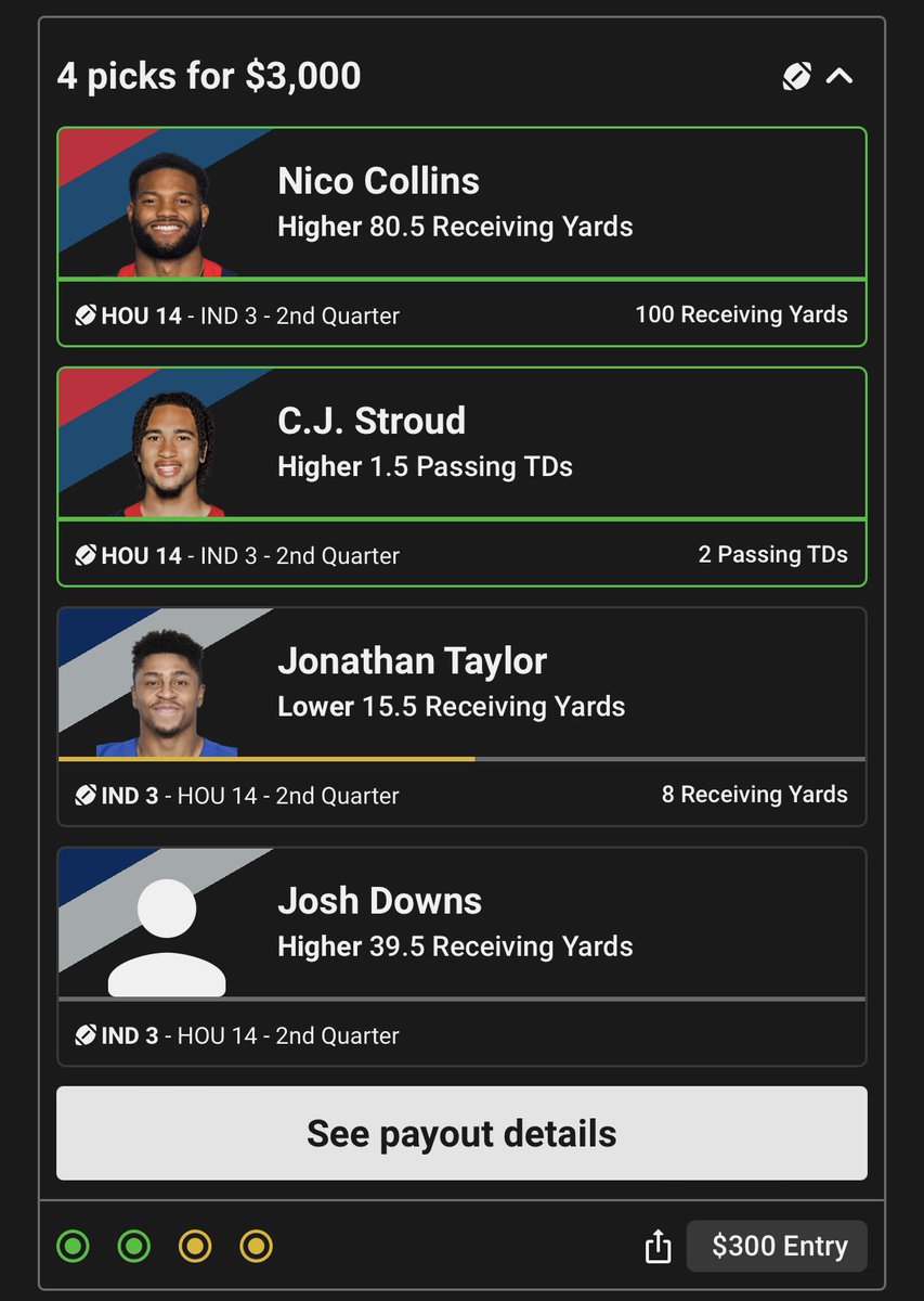 YourFriendKyle_'s tweet photo. I'm giving away $100 to a random person who retweets this If Josh Downs gets 40 yards &amp; JT finishes with less than 16 receiving yards.

Code "KYLE" when you sign up on Underdog for up to a $100 deposit bonus!

https://t.co/Q7TzBdMmT0 https://t.co/Q5sO1eTMvG