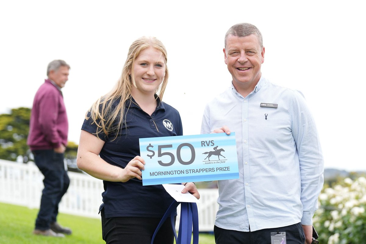 RacetrackVets's tweet photo. Once again we have $50 Strappers Prizes up for grabs in all 7 races at Mornington today. Just our small way of saying Thank You and recognising the hard working stable staff 👏🏼👏🏼
@MelbRacingClub 🐎 #supportingourlocalcommunity https://t.co/nrPQqFmWL3