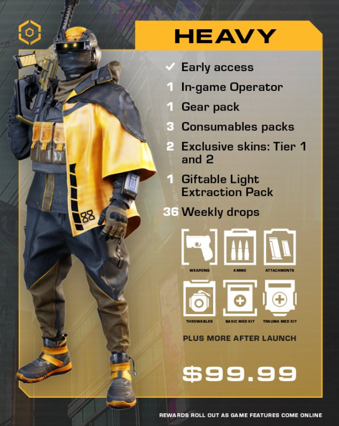BL4CKMARKET's tweet photo. BM fam! Shrapnel early access is releasing soon and we have another Heavy Extraction pack to give out! To enter, just make sure to:      

☑️ Like &amp; RT 
☑️ Follow @BL4CKMARKET &amp; @playSHRAPNEL 
☑️ Comment below and tag 3 friends!

Winner will be announced on Tuesday, good luck! https://t.co/ChxEiPNMgX