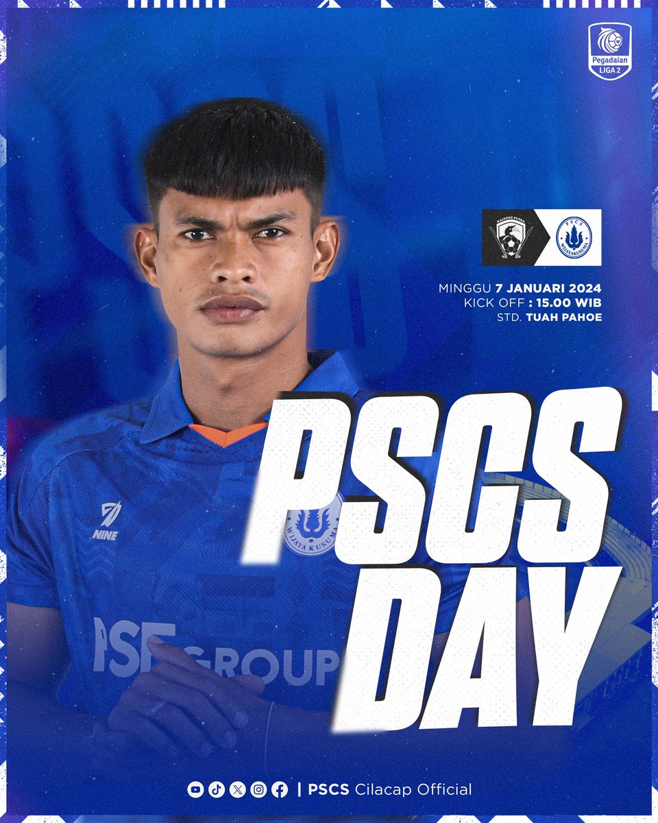 pscscilacap's tweet photo. Laga perdana di babak Play Off degradasi.
โฝ๏ธ : Kalteng Putra vs PSCS Cilacap
๐
: Minggu, 17 Jan 2023
โฐ : 15.00 WIB
๐๏ธ : Tuah Pahoe
#pscs
#hiuselatan
#dlwd
#coyc
#PSCSday https://t.co/tGOZr1Jm5w