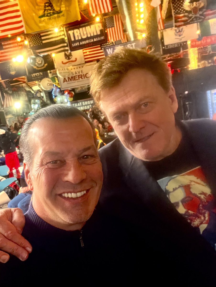 JohnnyTabacco's tweet photo. The Boys….Just chilling with the OG himself. Here’s the last and only guy to hand Ari Rubinstein his ass on a platter.  @PatrickByrne and I discussing how close to TOTAL SYSYTEMIC failure the markets are at. Ari prob still has nightmares about PB. Hey Ari guess who’s back ? BOO!
@JunkSavvy @busybrands @johnbrda @KarmaCollects @jtsmith24