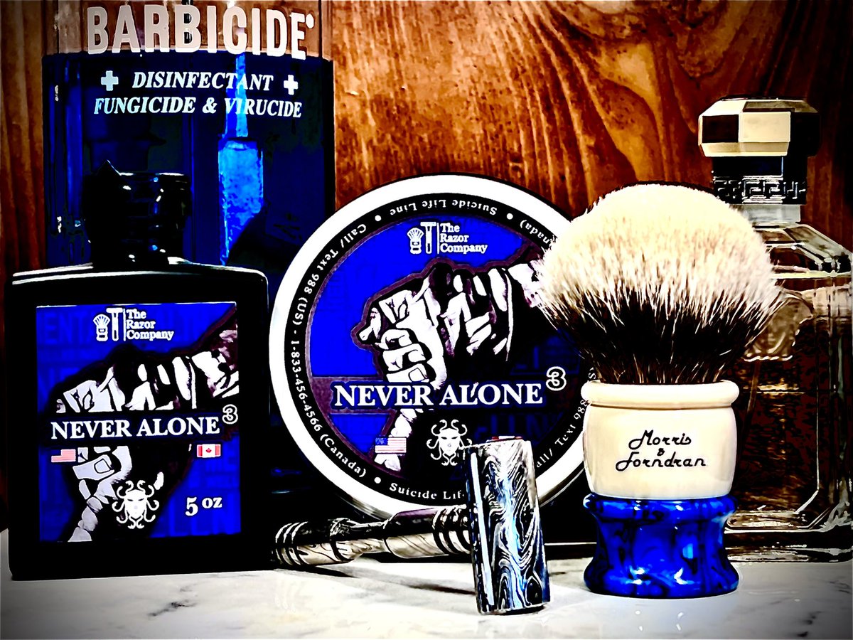 senate515's tweet photo. #SOTD 
@carbonshavingco Cx-Rete
Perma-Sharp Super Blade
Morris &amp; Forndran Arley Blonde
Ariana &amp; Evans Never Alone 3
Versace The Dreamer https://t.co/YqkQS0ptQO