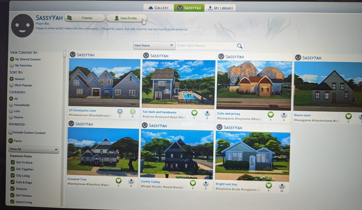 SassyYahWriter's tweet image. I found it! 😀 #fivebedroom two story #sims4 house I built back in December! Features a jack and jill bathroom
-3 bedrooms &amp;amp; 2.5 bathrooms downstairs
-2 bedrooms &amp;amp; 1 bathroom upstairs
-First floor primary bedroom with en suite bathroom
-With some stuff in the backyard! ☺️