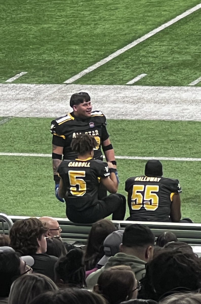All of the hard work under those Friday night lights was rightfully recognized today in the <a href="/SA_Sports/">San Antonio Sports</a> All Star Game!! 

Proud of you 7-0 for representing <a href="/VoksFootball/">Lanier Voks Football</a>! May this be the beginning of the many accomplishments your life has in store for you. 

<a href="/JavierR21368855/">Javier Rodriguez</a>