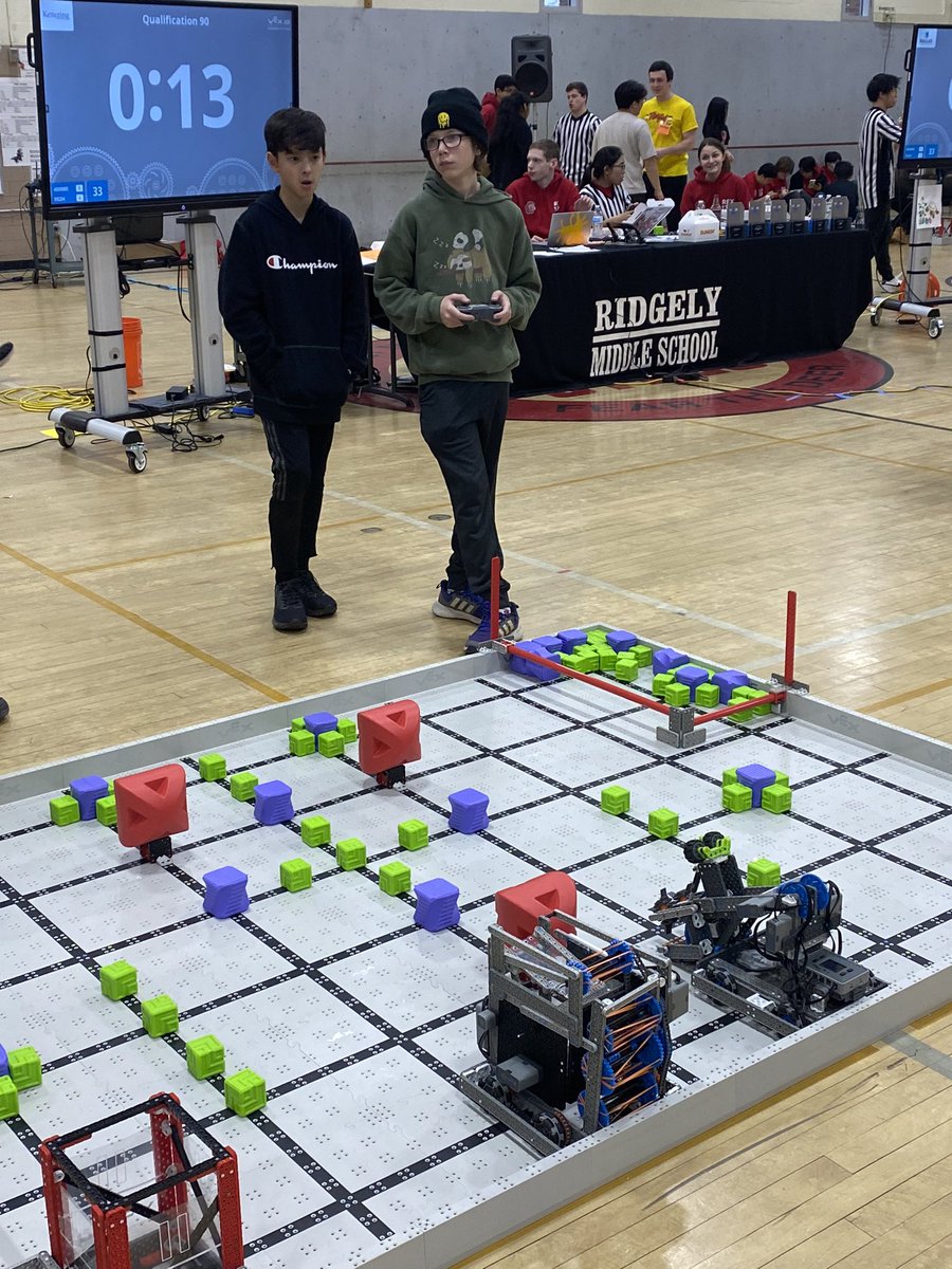 Successful day of VEX IQ robotics matches! Great job by all teams! <a href="/micahwigs/">Micah Wiggins</a> <a href="/ParkvilleMS/">Parkville Middle</a> <a href="/BCPS_Magnet/">BCPS Magnet Programs</a>