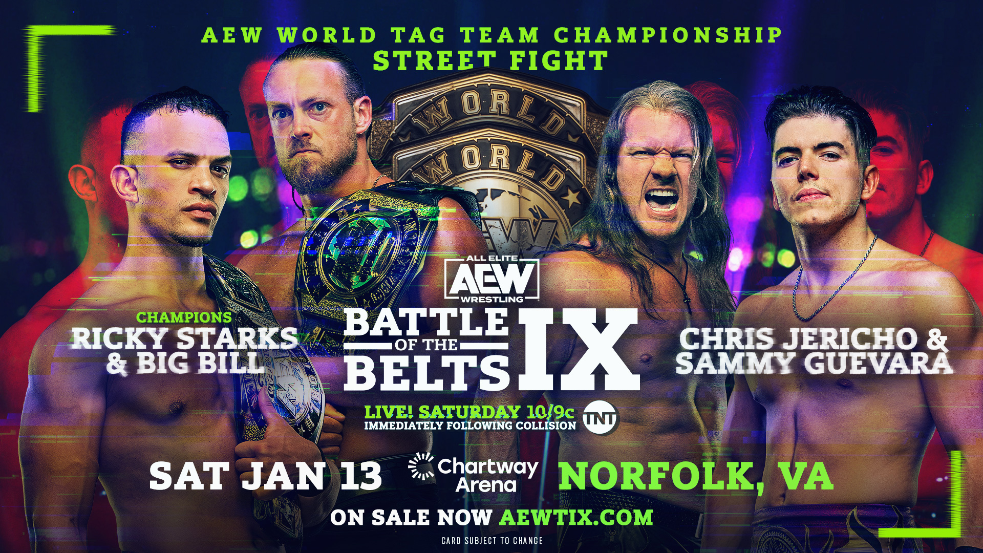 Card for AEW Week 1/101/13 Freakin
