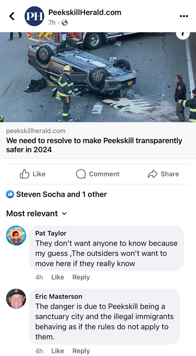 exurbanist's tweet image. Stay off #Peekskill Facebook folks 🤮