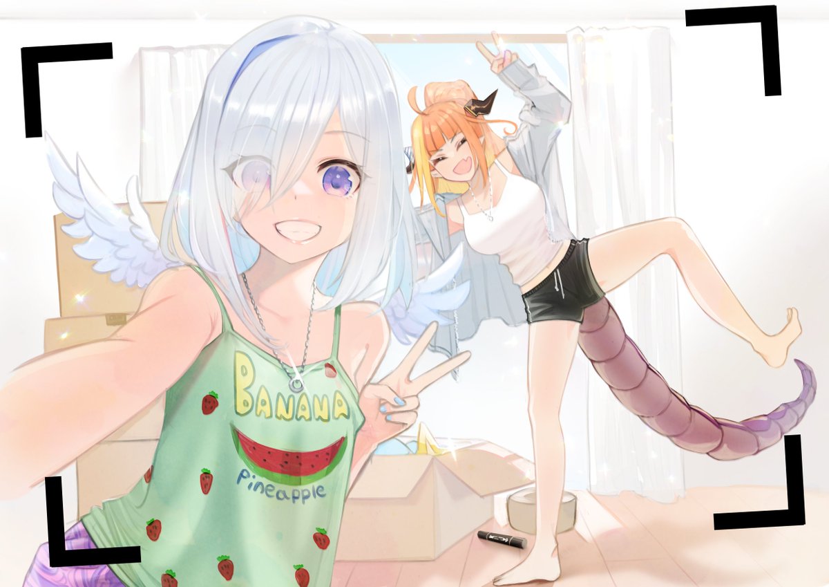 アキ・ローゼンタール 「自撮りする女子が大好きなんじゃ 」|いすか🐉🍕のイラスト