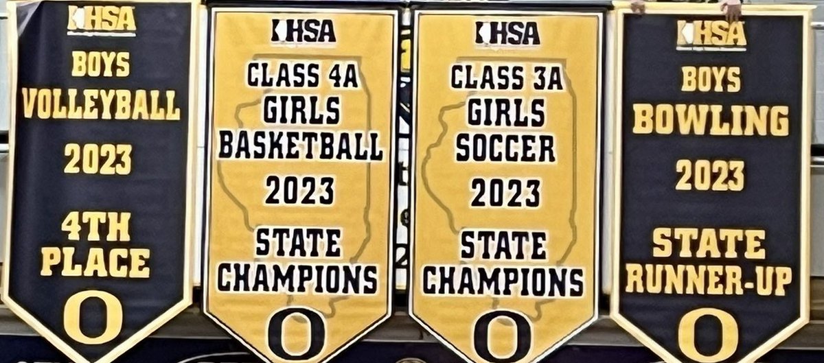 Last night we recognized our All-State Athletes and Teams from 2023 along with unveiling 4 Banners from last year.  
Let’s Get Some More!!