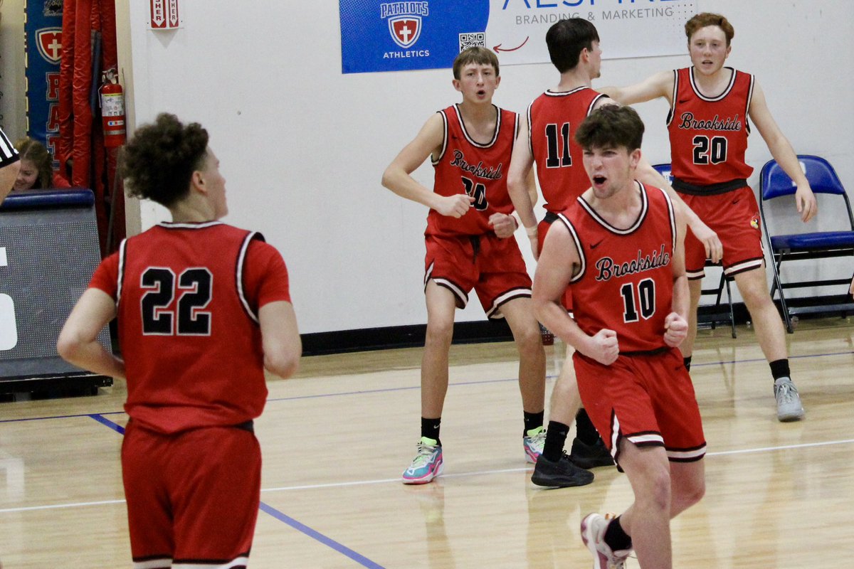 thebarnhearts's tweet image. Brookside nail biting battle vs Open Door tonight! CARDS get the win! ❤️‍🔥🖤🏀💪👏 #CardinalStrong @Cardinal_BBall