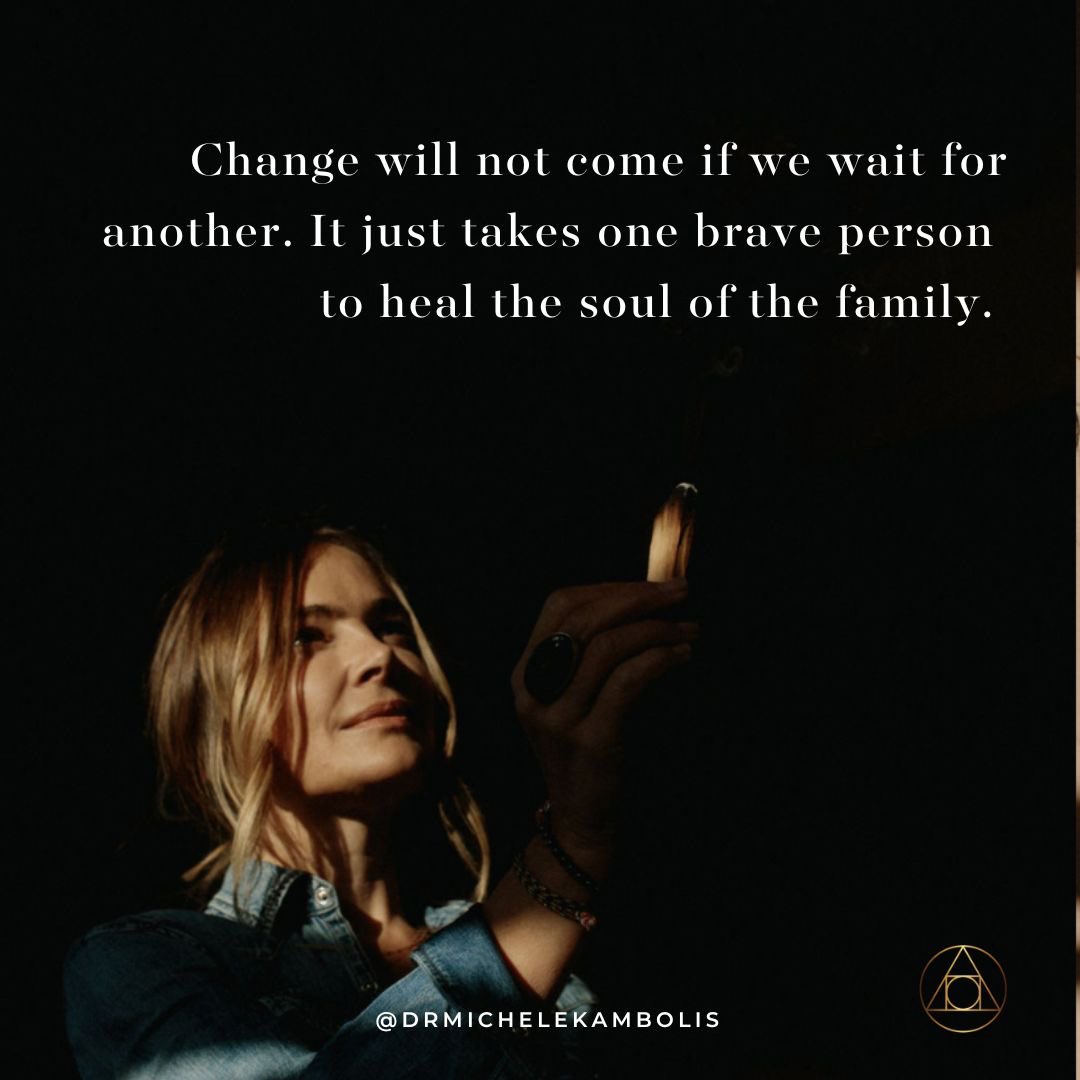 Kambolis's tweet photo. 🗝️✨Change will not come if we wait for another. It just takes one brave person 
to heal the soul of the family.  

Healing #courage #compassion #healingquotes https://t.co/hyy9mWbeLH
