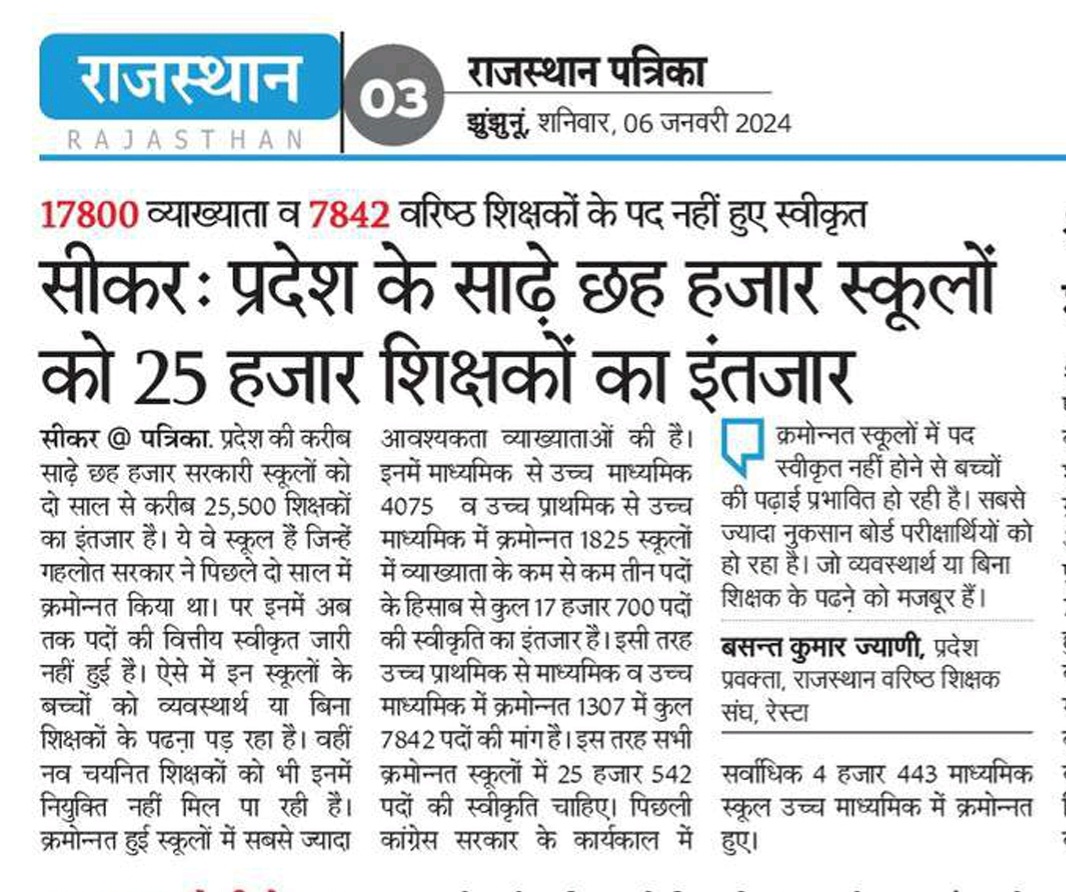 Basant Kumar Jyani RSTA tweet media