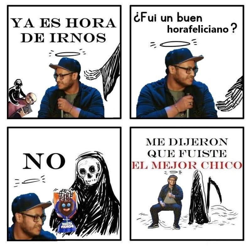 RodrigoErgueta's tweet photo. Vi que este horafeliciano ya partió :( ¿por que duele si no lo conocía? Si sientes que es tu pérdida es tu pérdida, el duelo es de todos #PurDePatos #LaHoraFeliz muu https://t.co/NnXGd295ie