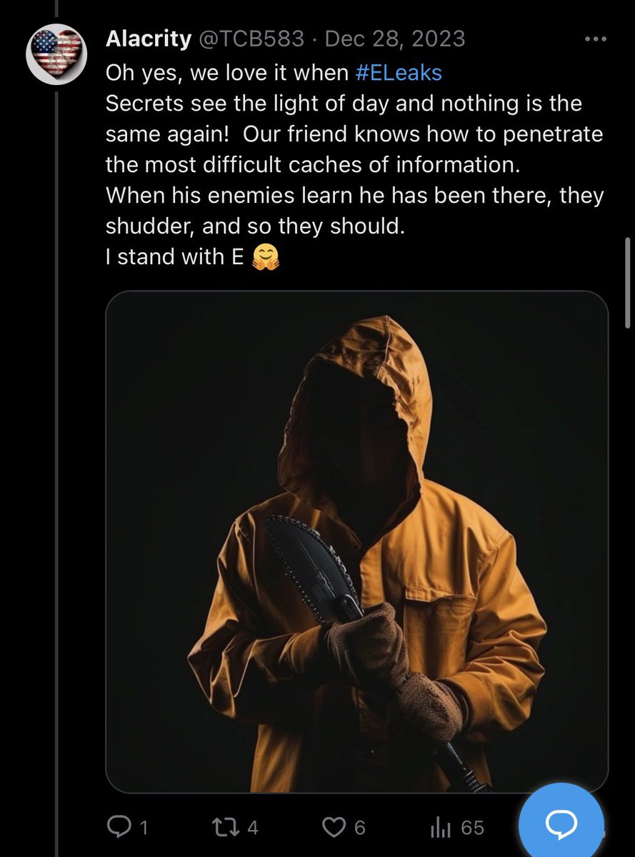 esmonkey_cat's tweet photo. Seriously. ๐ Now thereโs a Chainsaw-e & Jagged-Blade-e in your Fantasy Land.
#YouveLostUrDamnMind #ELeaks
#TrumpsFriende #EyeTheSpy https://t.co/JTZ5CfAz8S