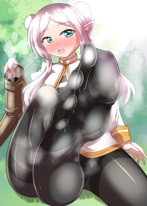 「まったく人間は物好きだね…こんなので満足するなんて…」
7時間じっくりブーツで蒸らした足裏のニオイを嗅がせてくれる、蒸々のフリーレン(ˇωˇ)ななくさ 