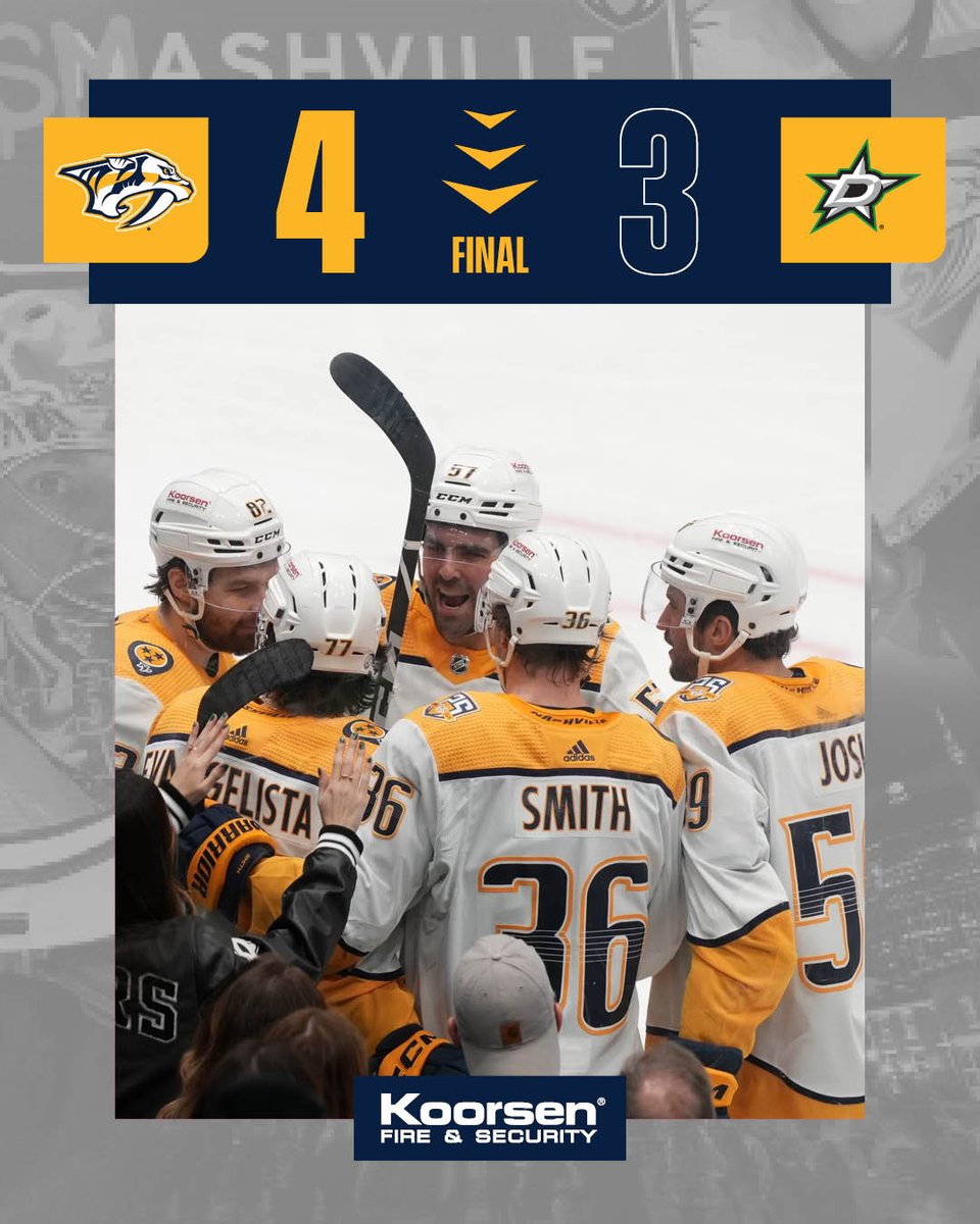 PredsNHL's tweet photo. PREDS WIN!!!! https://t.co/708PZJeg7u
