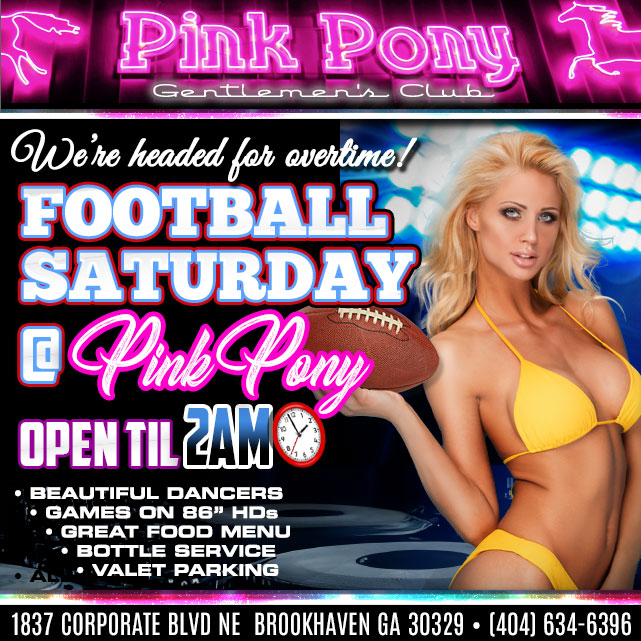 showbars's tweet photo. Saturday night! Enjoy the football games on big screen HDs with great food/drink &amp; of course our world-class cheerleaders 💋💋🍑👀💦at Pink Pony TONIGHT🏈🏈🏈🥃🍸🥂💋#pinkponyatl #saturdaynight
#postgameshow #pinkpony #pepsquad📣 https://t.co/EOrdTDrj8Q