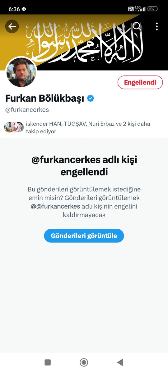 brahimGezer6's tweet photo. Adını anmaya lafını etmeye bile gerek duyulmayan şahsiyet. #FurkanıEngelliyoruz https://t.co/LQltOKXGAa