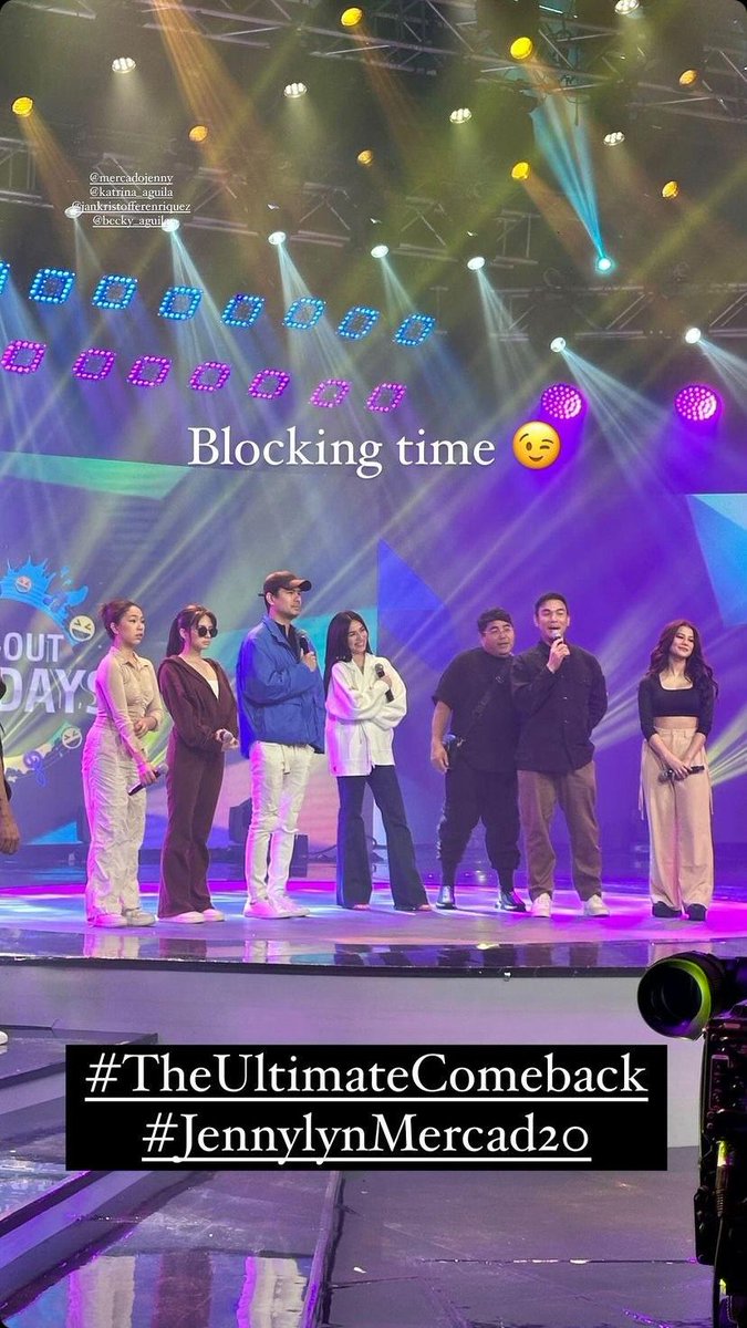 Kristin09816881's tweet photo. Rehearsal time na bago live.
#UltimateComeback
#JennylynMercad20 https://t.co/VIVNa6JD9L