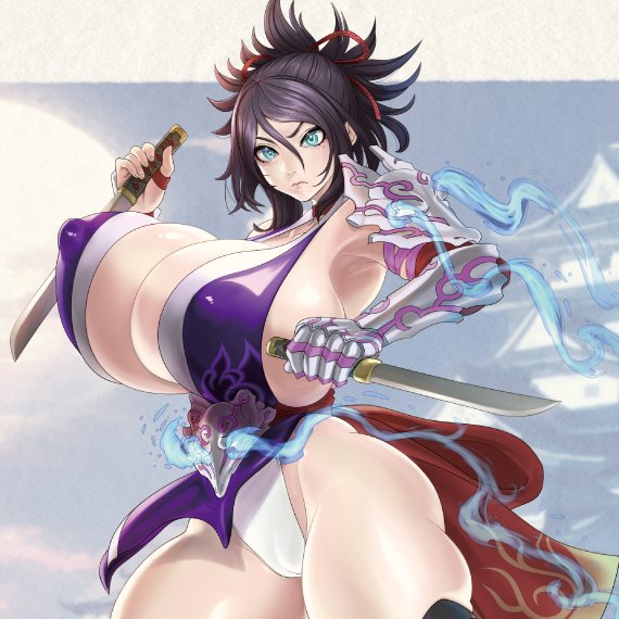 Skebリクエストありがとうございました。 
あと今年もよろしくお願いします。
#GetsuFumaDen #月風魔伝 #月蓮華 