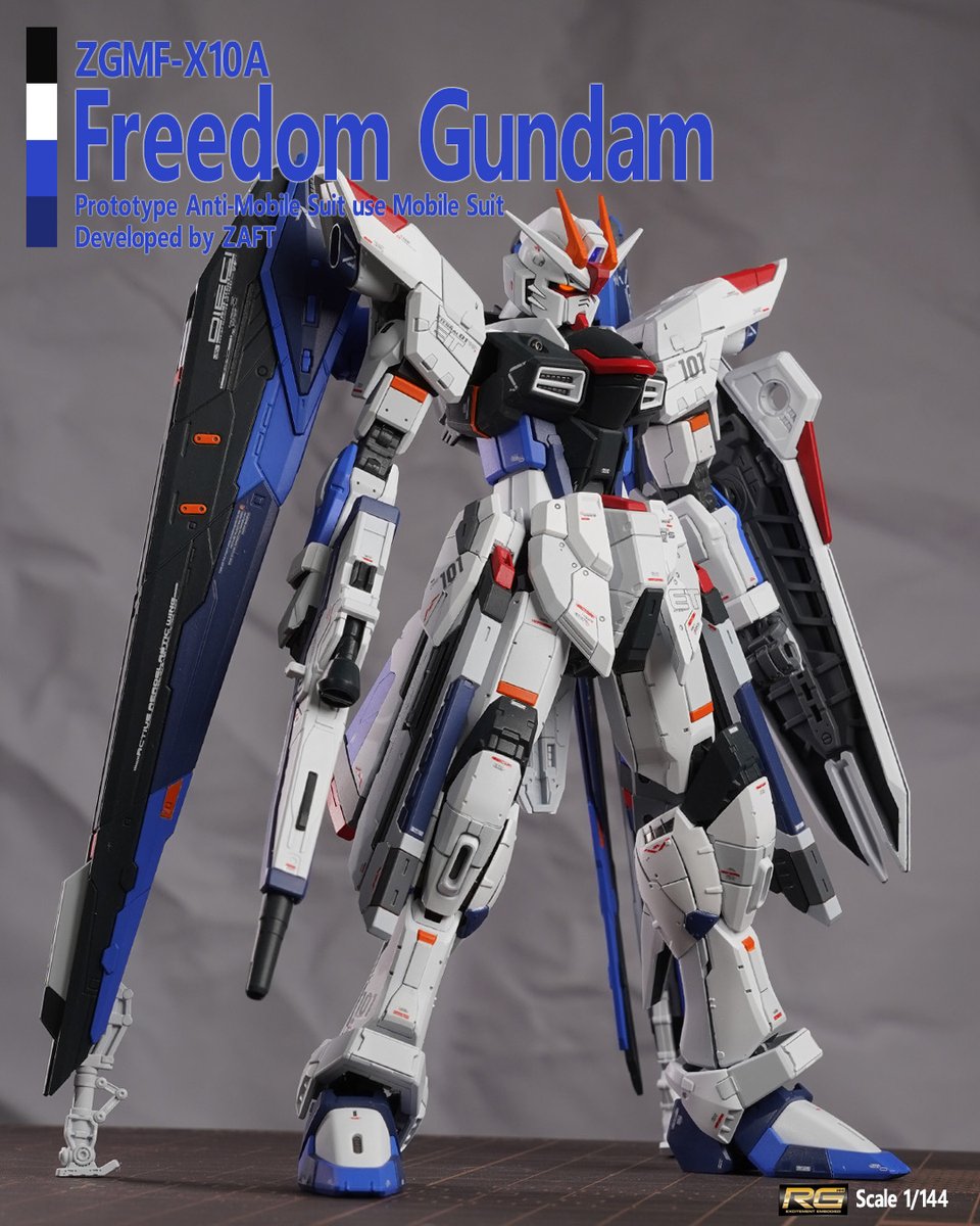 YinLaw4's tweet photo. RG Freedom
Welcome to share and follow❤️
#gundam #gunpla #高達 #水星の魔女 #鋼彈 #高达 #敢达 #ガンダム #バンダイ #반다이 #건담 #건프라 https://t.co/OHjudXDCyq
