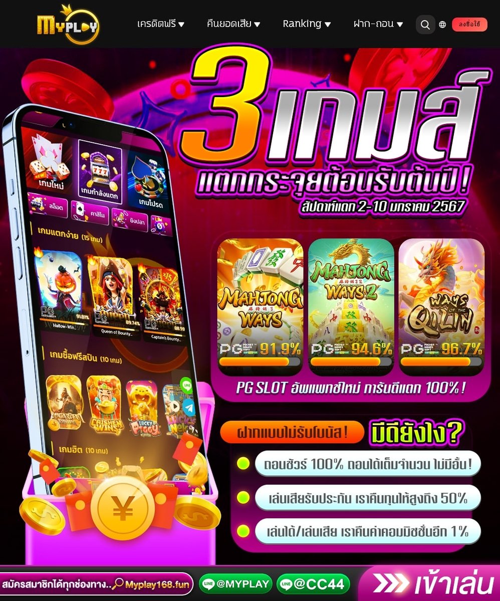 lungaeng111's tweet photo. ั⚡️หยุดฉุดไม่อยู่ 3 เกมส์แตก ⚡️

🚨 โค๊ดสุ่มฟรีวันหยุด 🚨
 »code« R26R-K36R-V6CV

- กติกา :❗️ไม่ทำตามตัดสิทธิ์  
 รีทวิต♻️ + กดหัวใจ❤️ + คอมเม้น 👉#myplay168
แจกตลอด 24 ชม.

สมัคร : https://t.co/PCLEzyS9RY
#myplay #สล็อตmyplay #ทดลองเล่น 
#PGสล็อต #PGเว็บตรง #pgslotเว็บตรง https://t.co/ZWbNZT5aqe