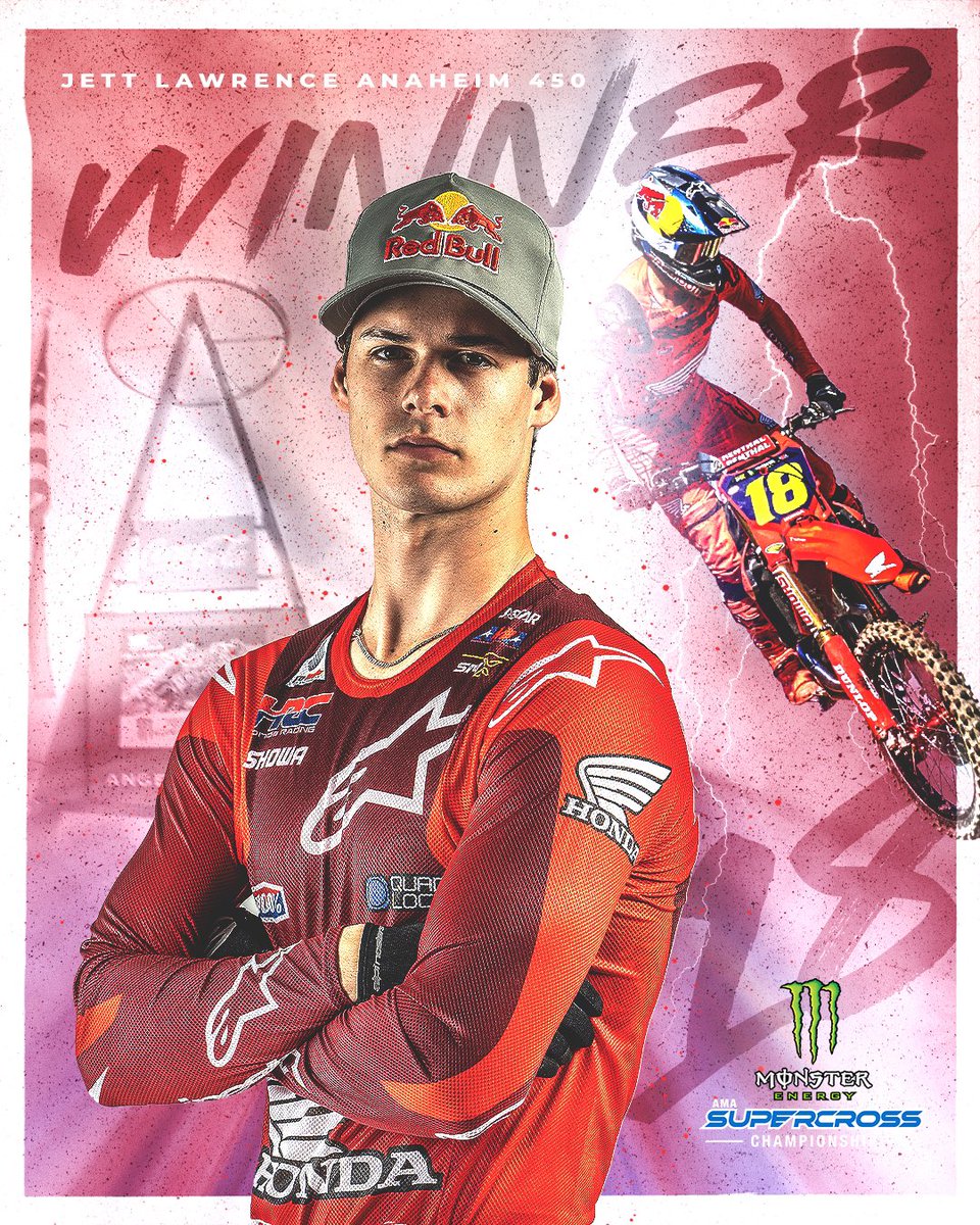SupercrossLIVE's tweet photo. One for the record books 🏆

#SupercrossLIVE #SMX https://t.co/7E5YTSj05i