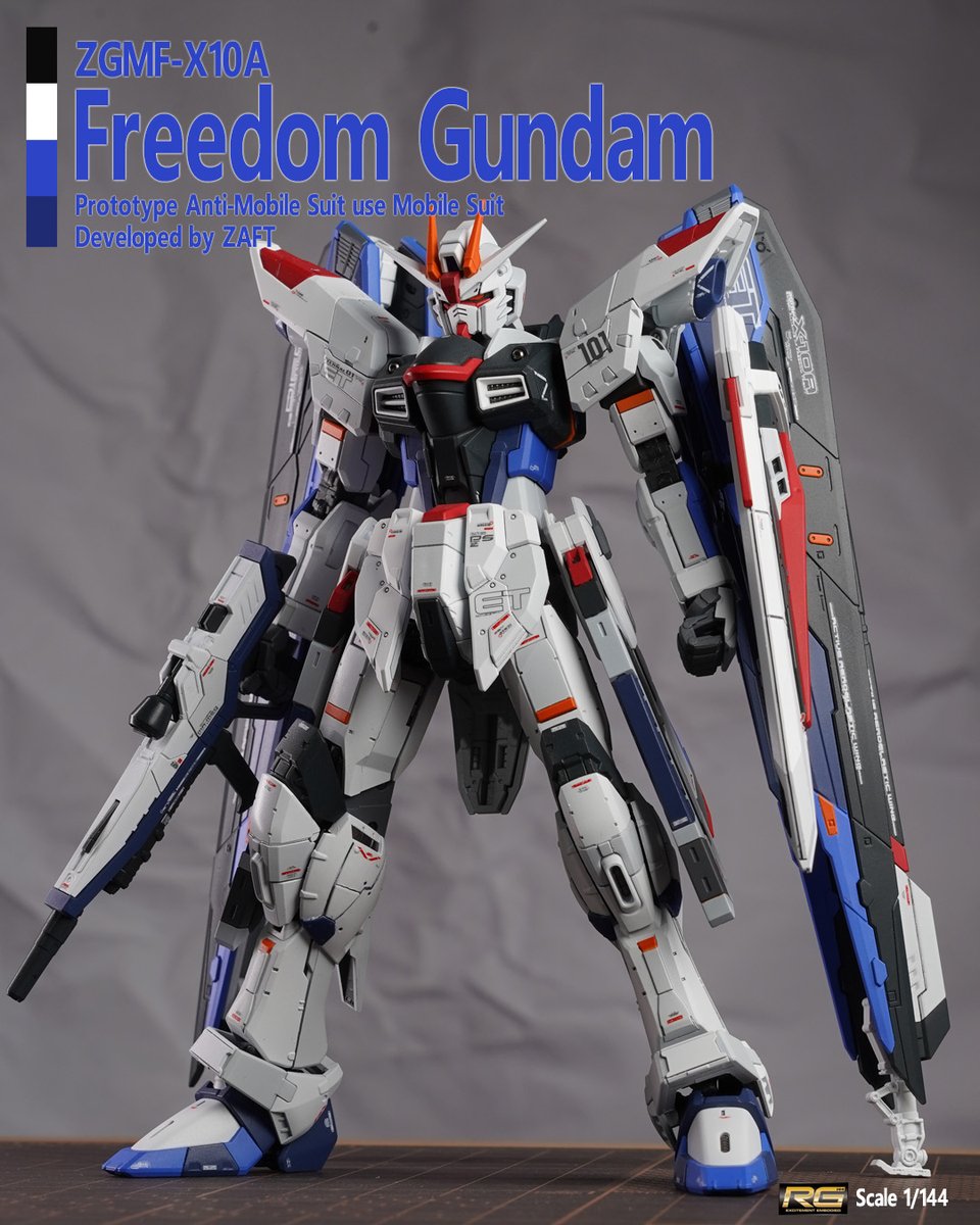 YinLaw4's tweet photo. RG Freedom
Welcome to share and follow❤️
#gundam #gunpla #高達 #水星の魔女 #鋼彈 #高达 #敢达 #ガンダム #バンダイ #반다이 #건담 #건프라 https://t.co/OHjudXDCyq