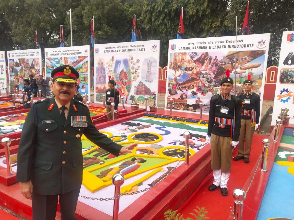 prodefencejammu's tweet photo. Maj Gen RK Sachdeva,ADG #NCC Dte JK&amp;L,brought a wave of inspiration to the Republic Day Camp in Delhi today,instilling motivation &amp; commitment in our dedicated cdts. His impactful presence has left an indelible mark, motivating cadets to excel. #RDC24  
@SpokespersonMoD
@diprjk https://t.co/xDvRfcDdkE