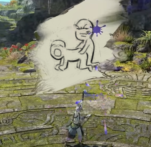 ShibaLee_'s tweet photo. pictomancer job skills looking great #FFXIVFanFest https://t.co/4KIdZ9LriO