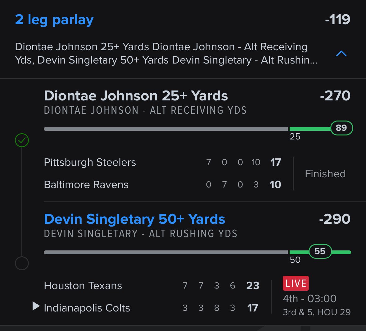 mattabets's tweet photo. ๐ค๐ฅตTodays #BestBet is a win! ๐ฎ๐Drop a โ๐ฏโ in the comments if you tailed. ๐ธ๐Back at it tomorrow. ๐๐ฆพ#AIHandicapper #Texans #Steelers #NFL #sportsbetting https://t.co/vxpDoLko3m