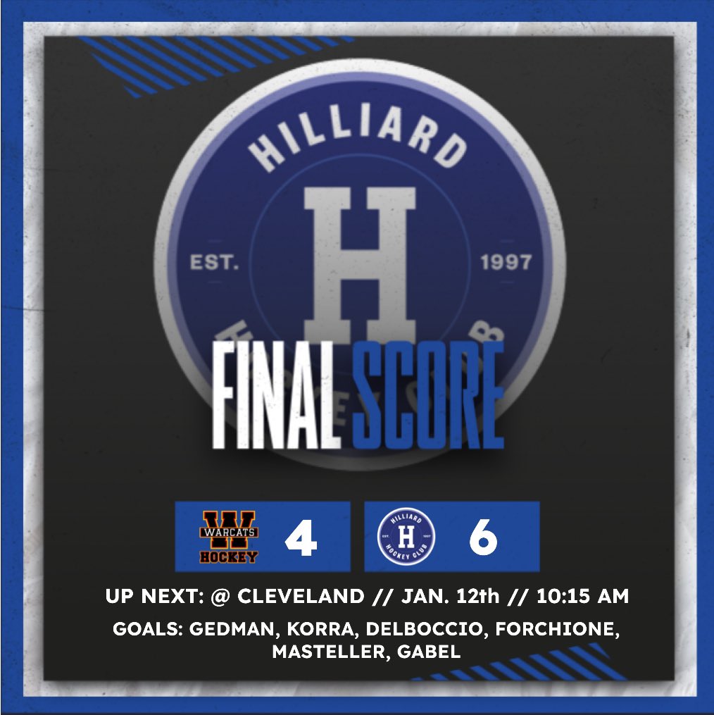 Hilliard gets the job done for senior night. Congratulations to all 12 seniors!