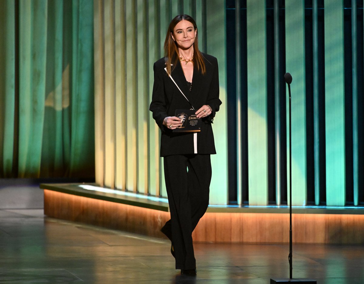 Brb, framing this photo of @ChristaBMiller presenting tonight 🌟 #75thEmmys #Emmys
