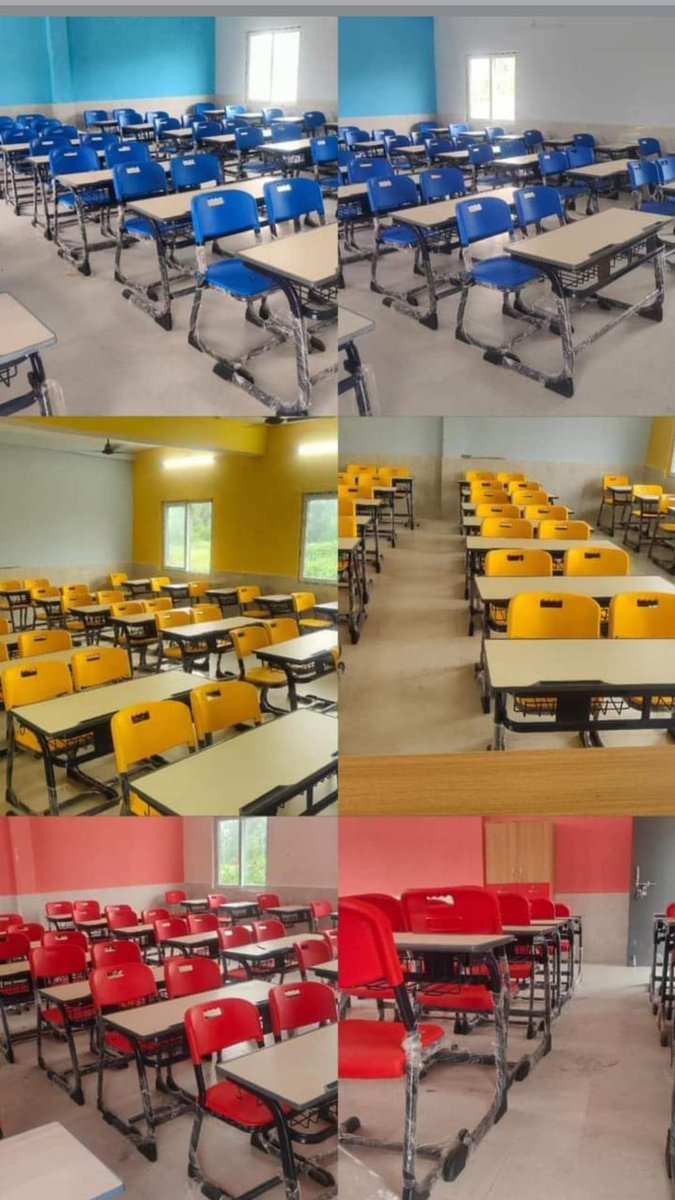 Just delivered a sizable order of school furniture, transforming learning spaces for a brighter future! 📚🪑 . #SchoolFurniture #TransformingEducation