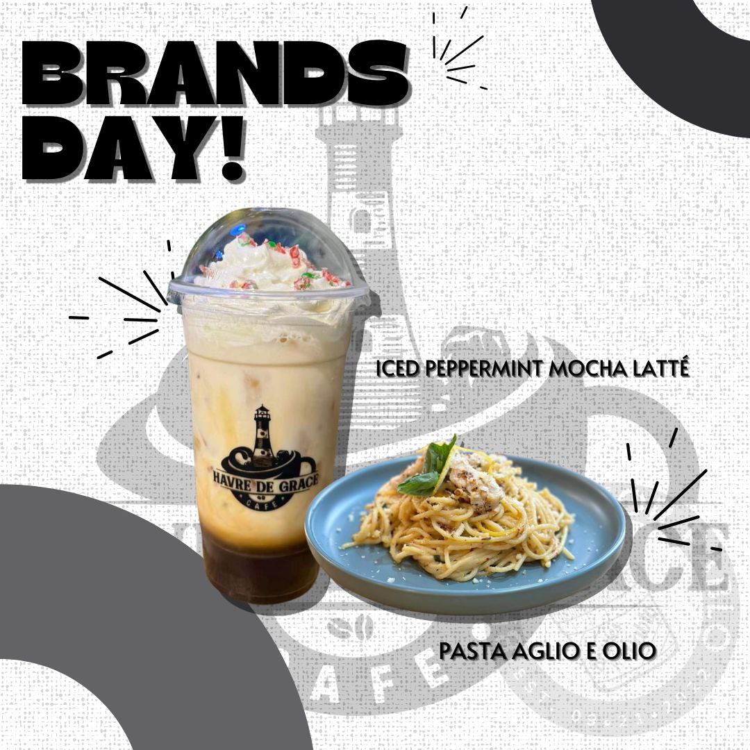 Have you tried HGD's holiday drink Iced Peppermint Mocha Latte? How about their Pasta Aglio E Olio? Must recommend! 10/10! @SB19Official #SB19 #SB19_PABLO @imszmc #HDGCafexBRITTLES @HDGCafe