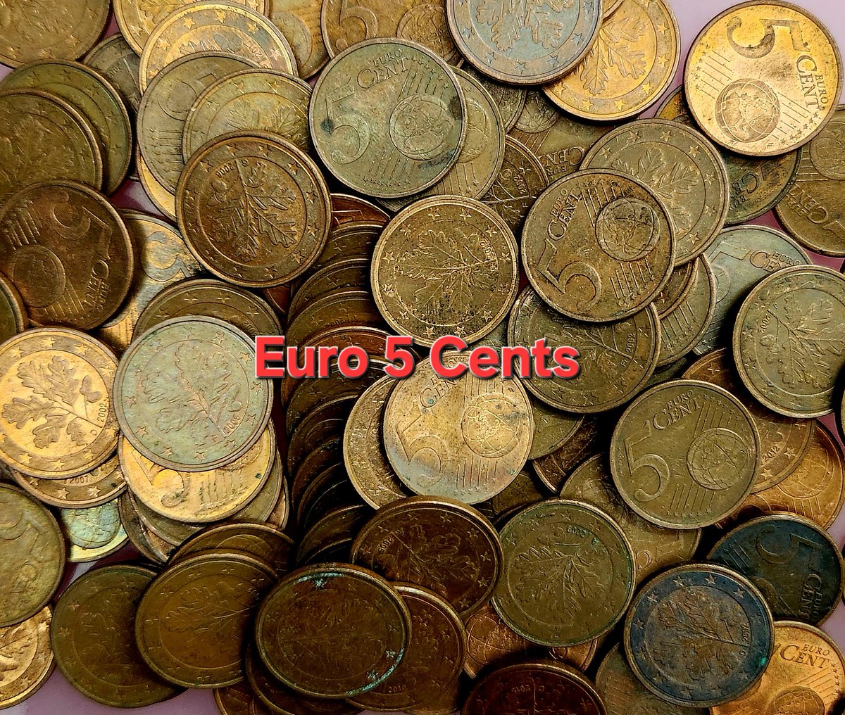 Goldenweblinks's tweet photo. Euro 5 Cent Coins https://t.co/BDAI14WU7o