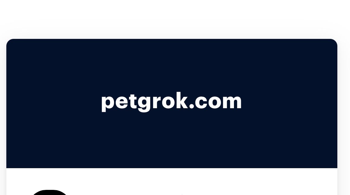 BrandonRebrands's tweet photo. https://t.co/EorYdW1Xti
PetGrok #AiPet #PetGrok 
https://t.co/klH571cUmK 
@elonmusk for Grimes ? https://t.co/9nmE02myGm