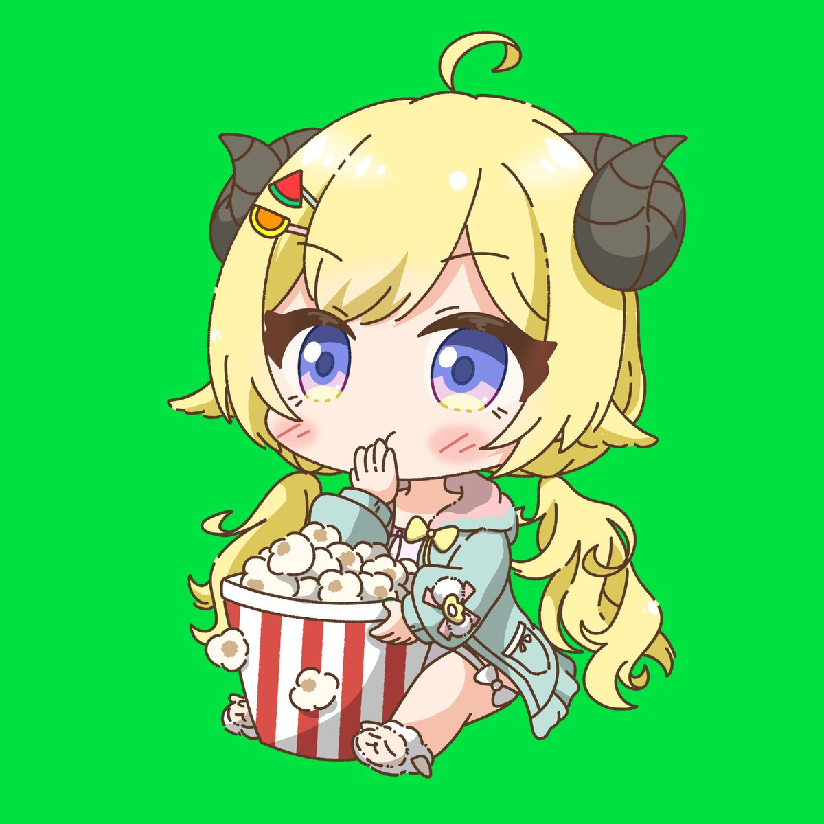 Yogulppe's tweet photo. 🍿
#つのまきあーと https://t.co/szuYucIE2X